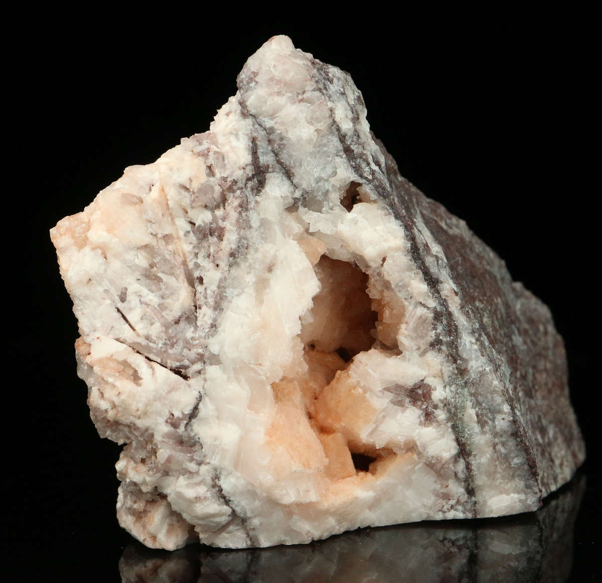Manganoan Calcite Cluster,"N'Chwaning II Mine, Kalahari Manganese Field, Northern Cape, South Africa