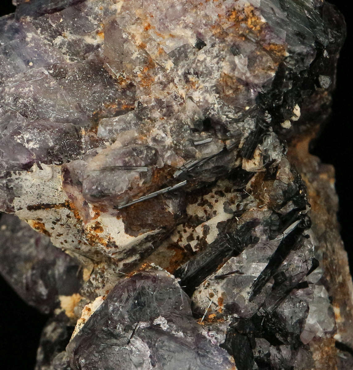 Schorl Incl Fluorite, Erongo Mountains, Karibib Constituency, Erongo Region, Namibia