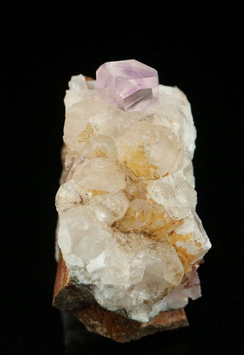 Calcite, Amethyst Quartz on Matrix, Gobobosebberge Mnt, Namibia