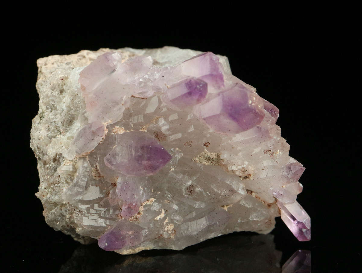 Amethyst Quartz on Matrix, Gobobosebberge Mnt, Namibia