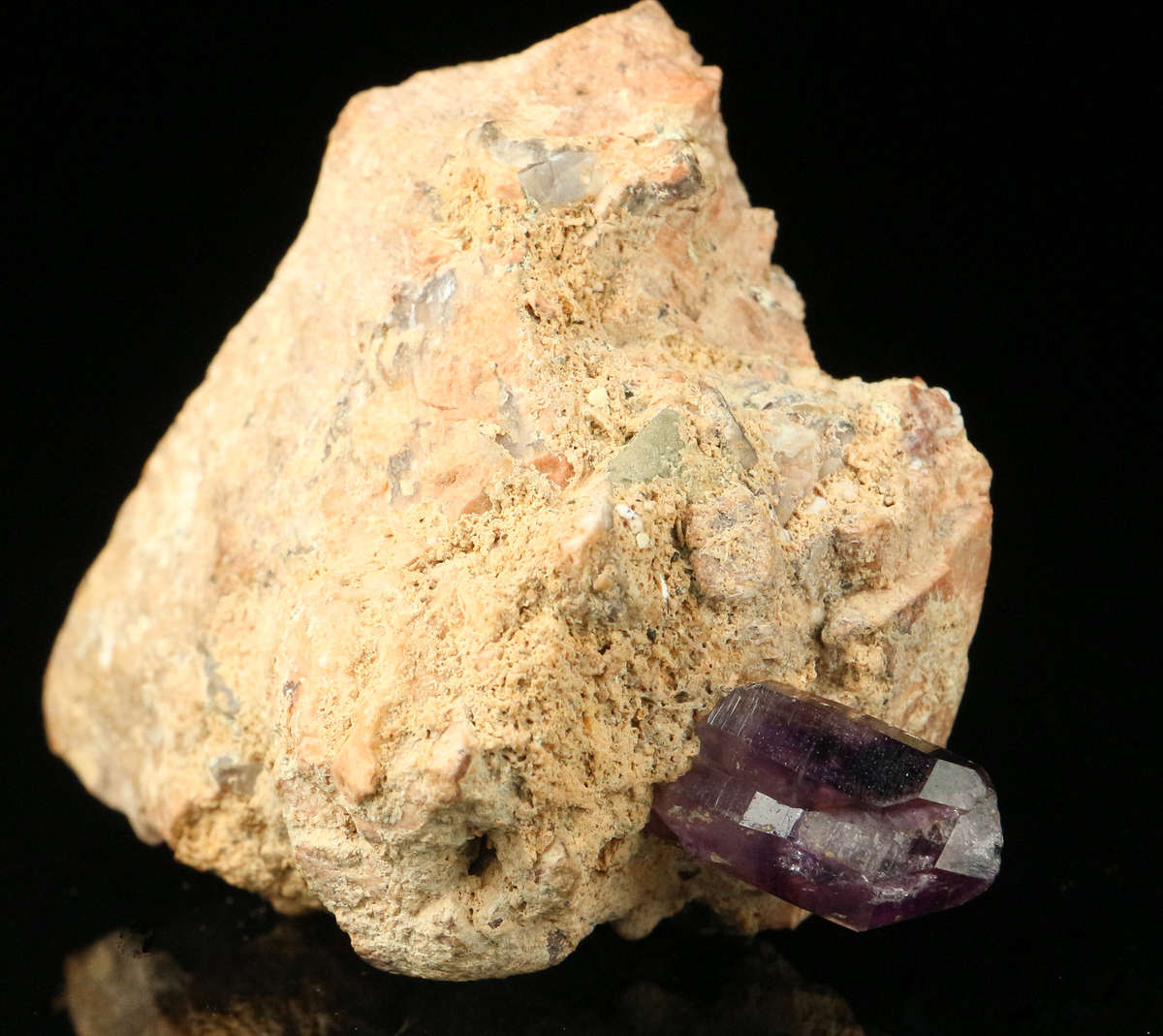 Amethyst Quartz on Matrix, Gobobosebberge Mnt, Namibia
