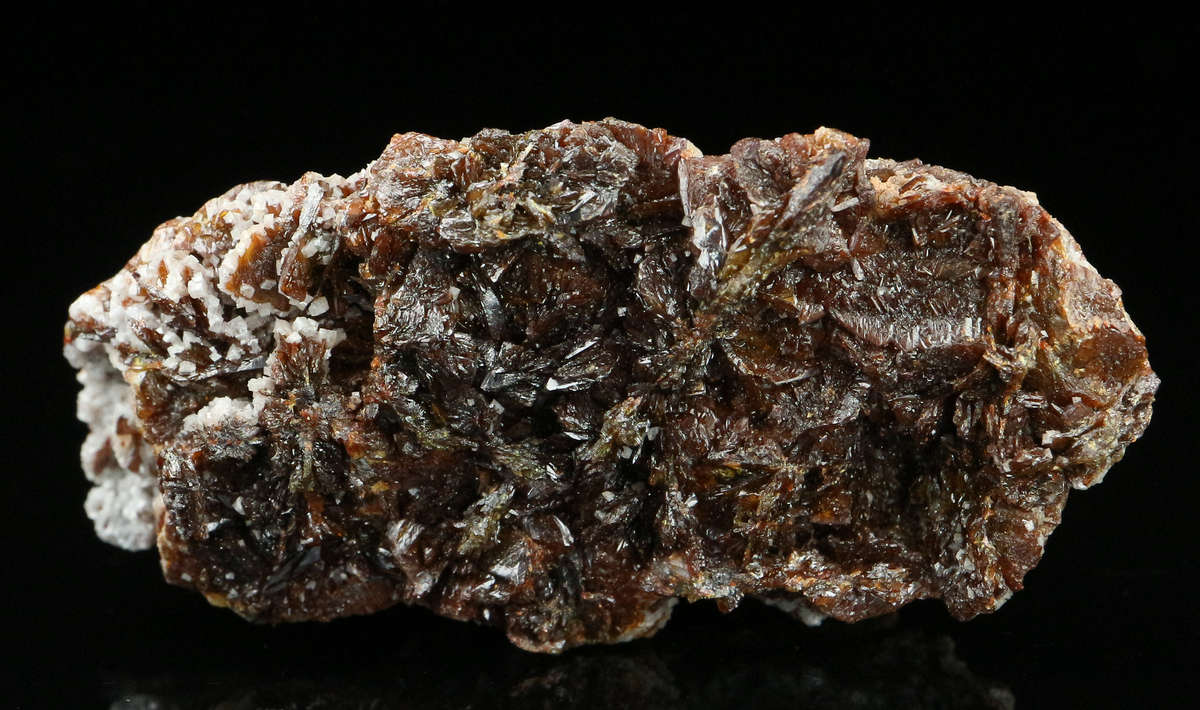 Calcite, Pyrite on Matrix,"N'Chwaning II Mine, Kalahari Manganese Field, Northern Cape, South Africa