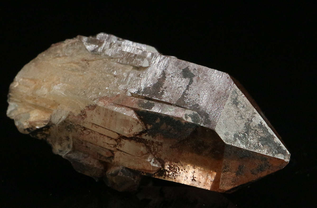 Red Hematite Quartz Cluster, Orange River Area, Northern Cape, South Africa