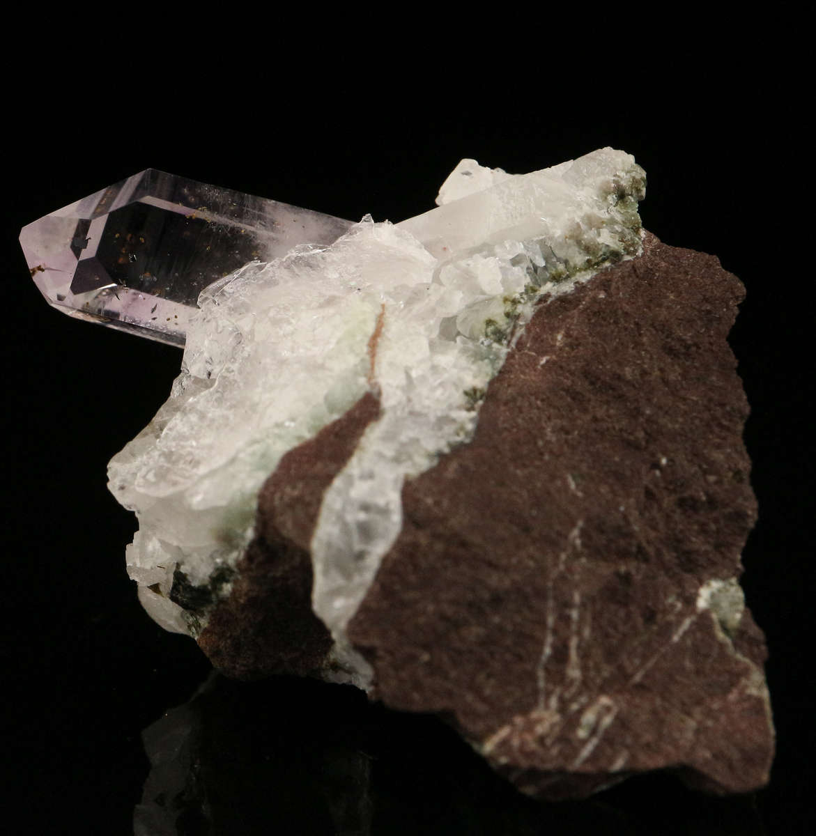 Amethyst Quartz on Matrix, Gobobosebberge Mnt, Namibia