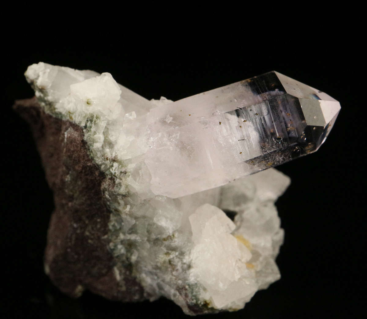 Amethyst Quartz on Matrix, Gobobosebberge Mnt, Namibia