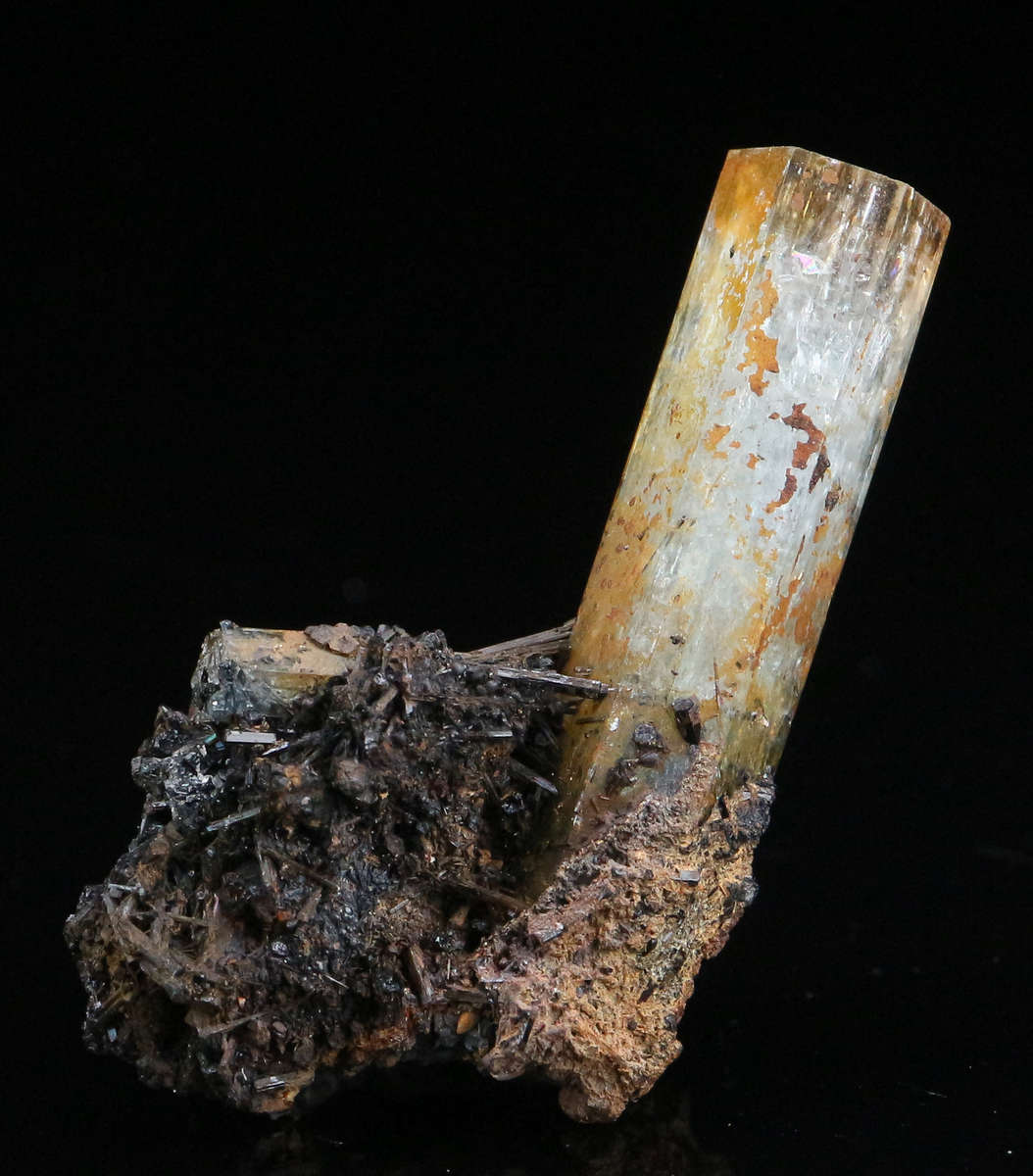 Aquamarine & Schorl, Erongo Mnt Region, Namibia