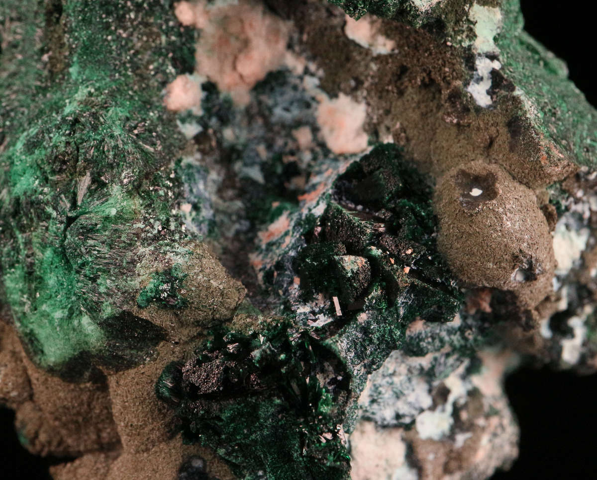 Kolwesite & Malachite Cluster, Mashamba West Mine, DRC