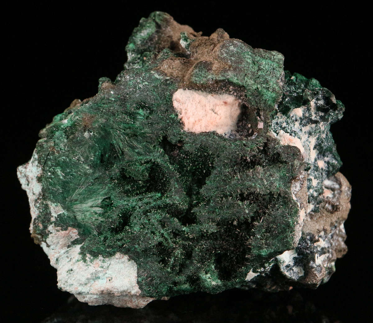 Kolwesite & Malachite Cluster, Mashamba West Mine, DRC