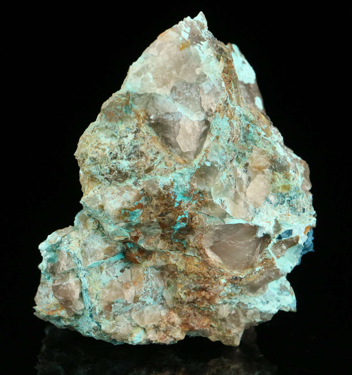 Shattuckite on Matrix, Kaokoveld Region, Namibia