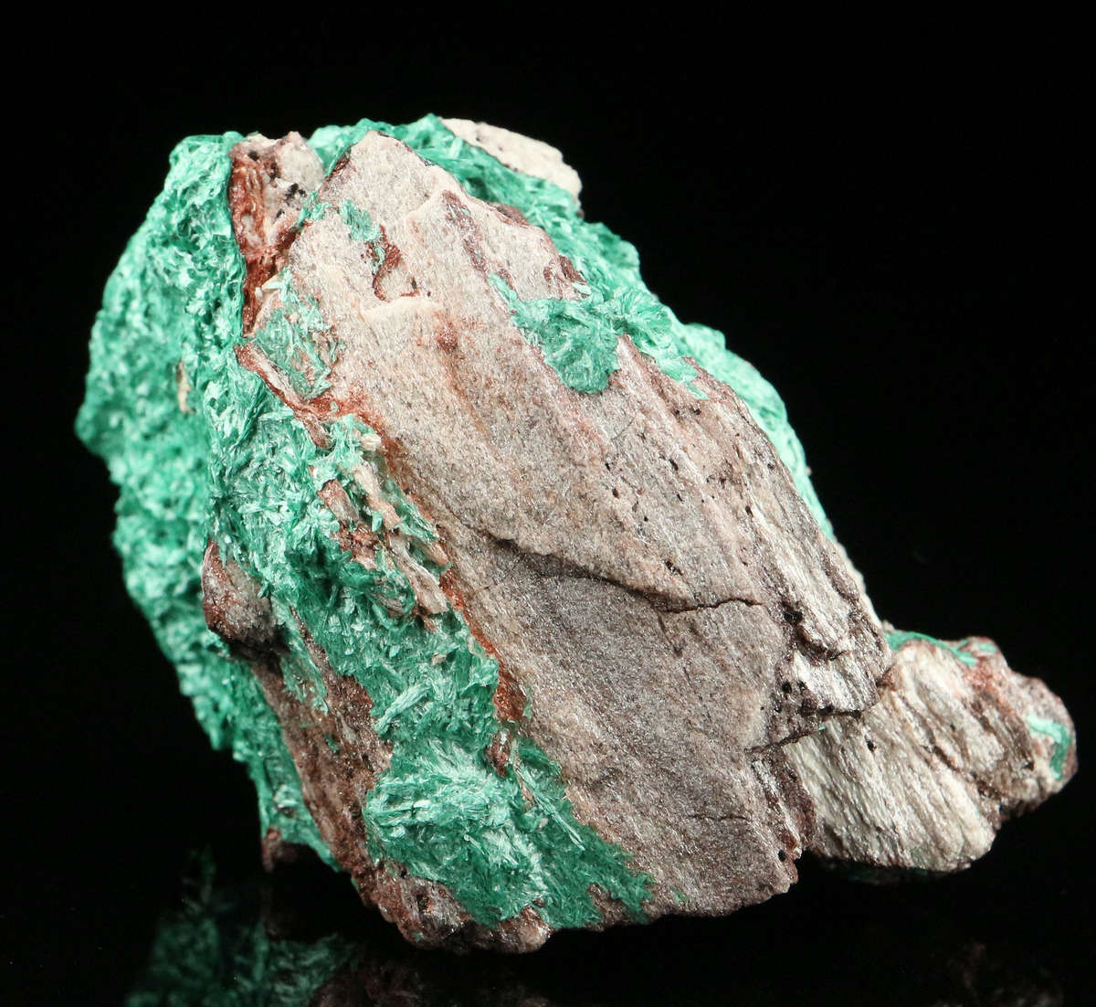 Malachite on Matrix  , Skorpion Mine, Karas Region, Namibia