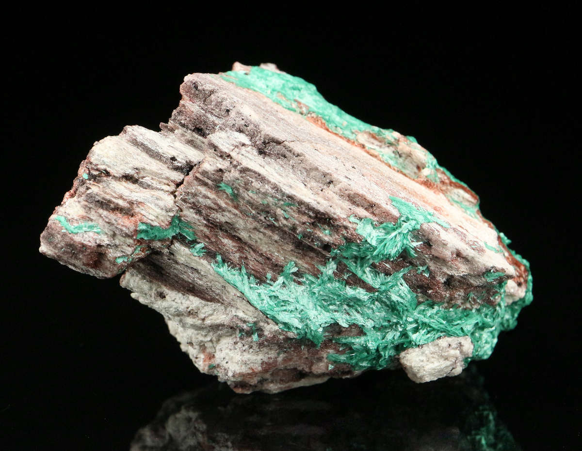 Malachite on Matrix  , Skorpion Mine, Karas Region, Namibia