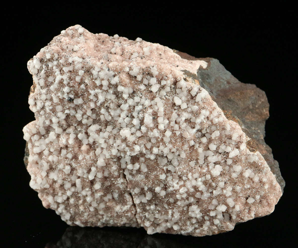 Manganoan Calcite on Rhodochrosite,"N'Chwaning II Mine, Kalahari Manganese Field, Northern Cape, Sou