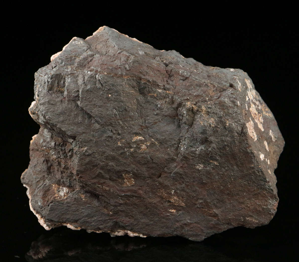 Manganoan Calcite on Rhodochrosite,"N'Chwaning II Mine, Kalahari Manganese Field, Northern Cape, Sou