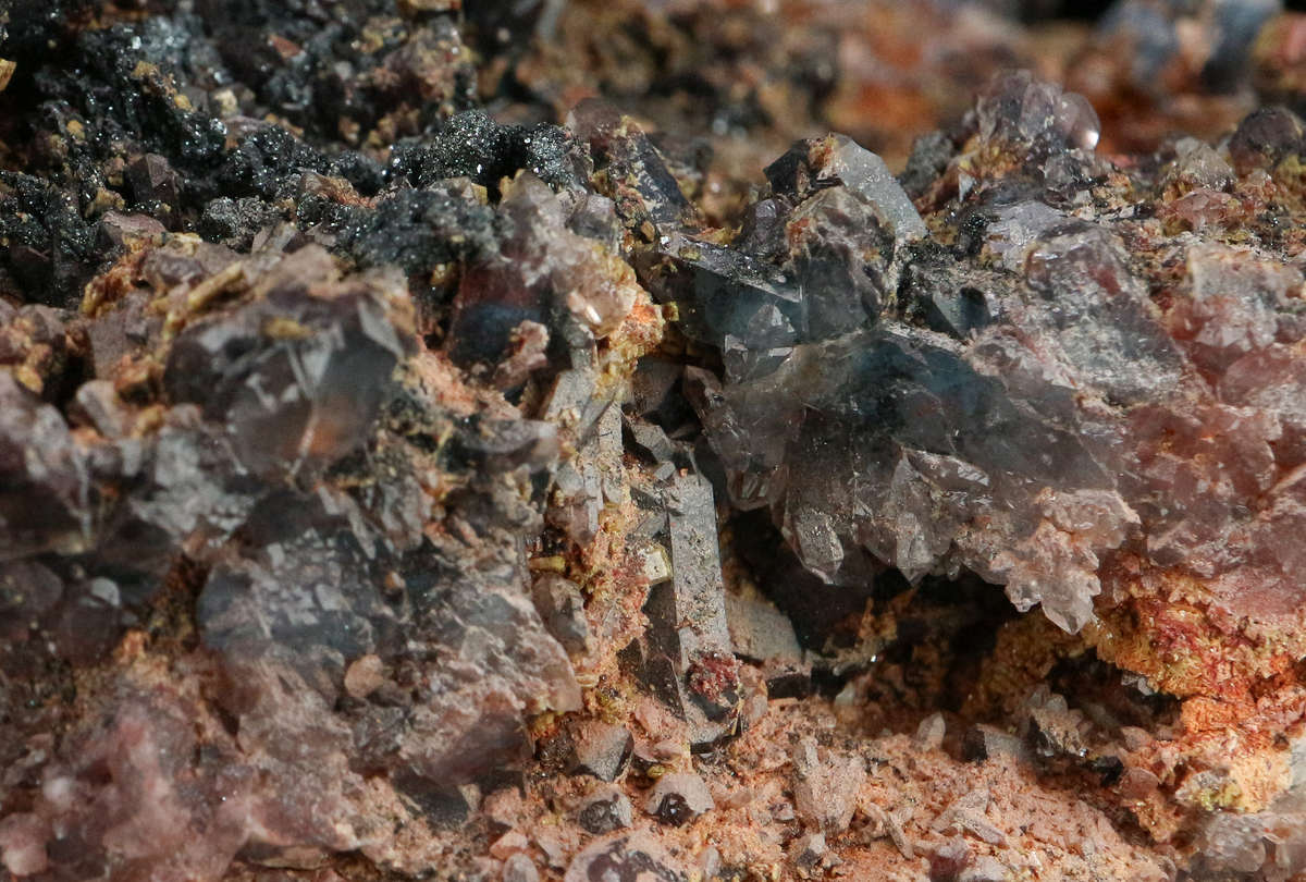 Epidote, Papagoite incl Quartz Cluster, Artonvilla Mine, Musina, South Africa