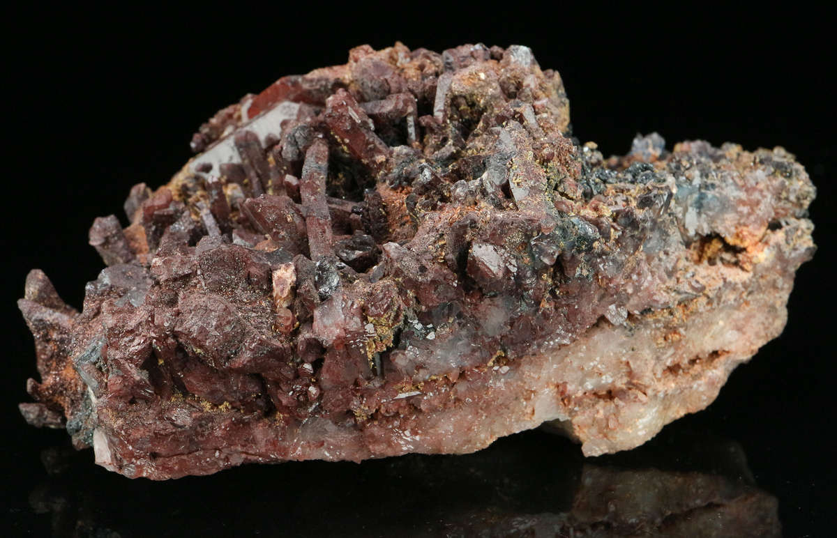 Epidote, Papagoite incl Quartz Cluster, Artonvilla Mine, Musina, South Africa