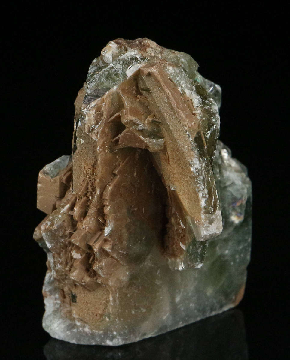 Malachite in Baryte, Shangulowé Mine, Kambove, Haut-Katanga, DR Congo