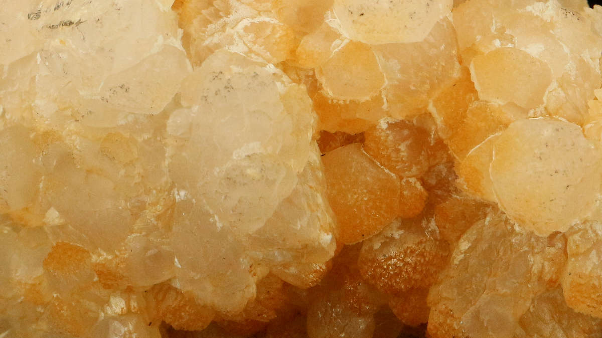 Calcite, Baryte, Pyrite on Matrix,"N'Chwaning II Mine, Kalahari Manganese Field, Northern Cape, Sout