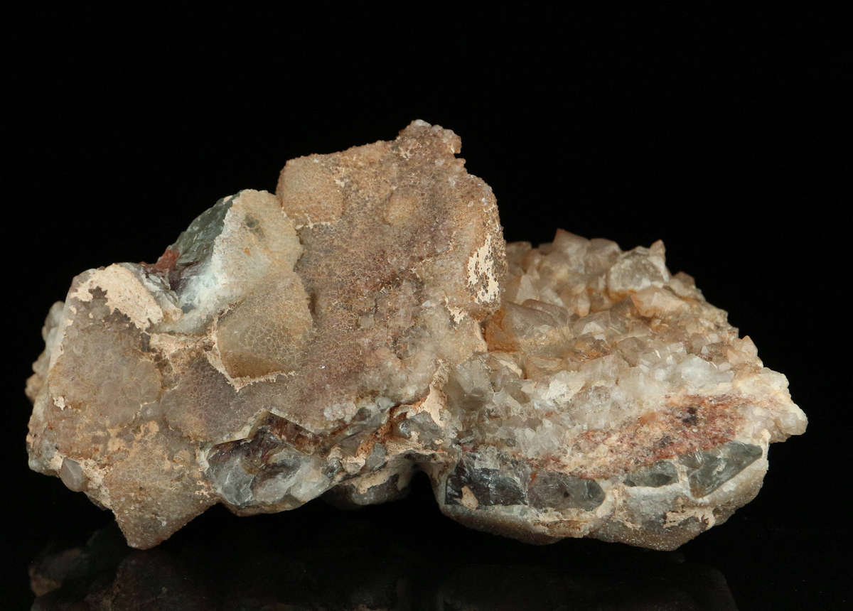 Quartz on Fluorite, Riemvasmaak, Northern Cape, South Africa