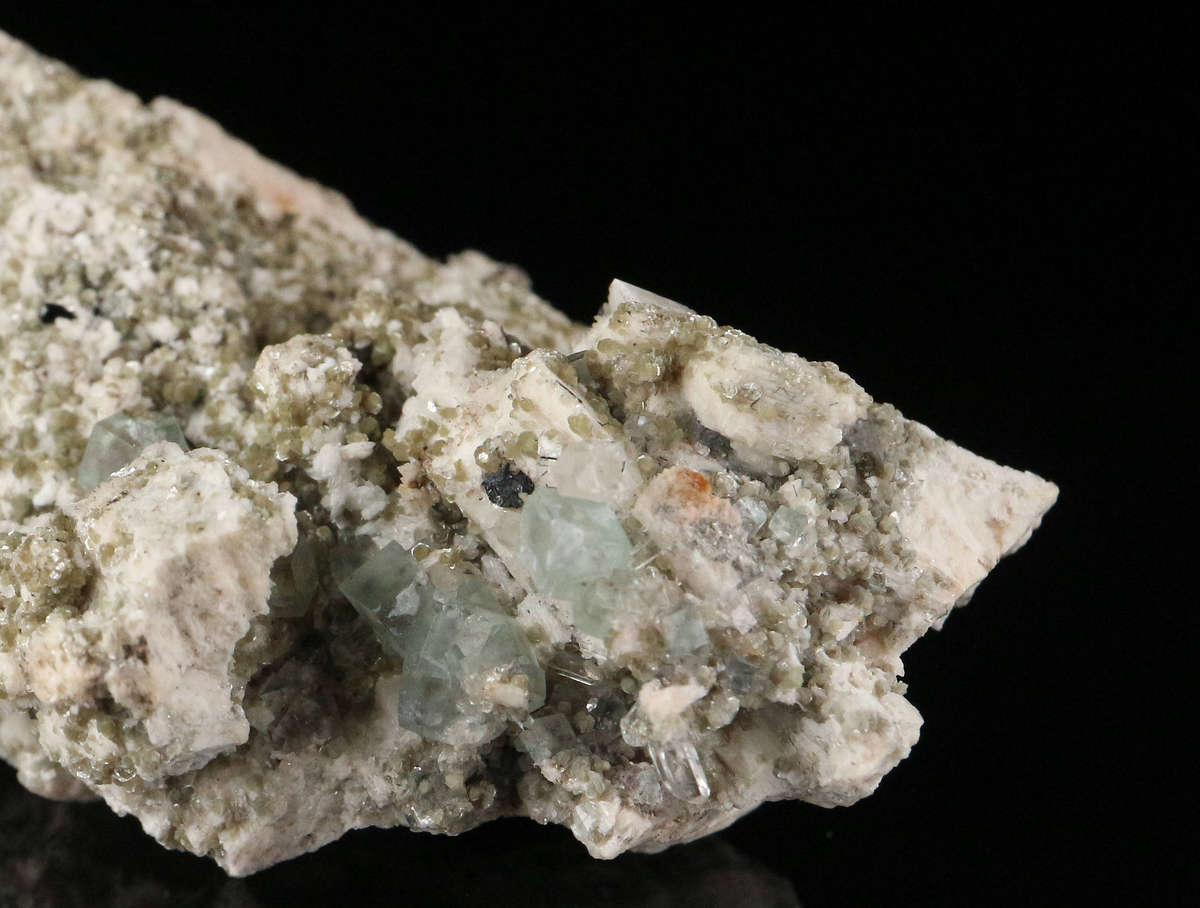 Fluorite on Feldspar, Erongo Mnt Region, Namibia