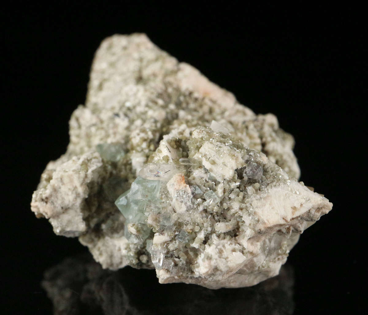 Fluorite on Feldspar, Erongo Mnt Region, Namibia