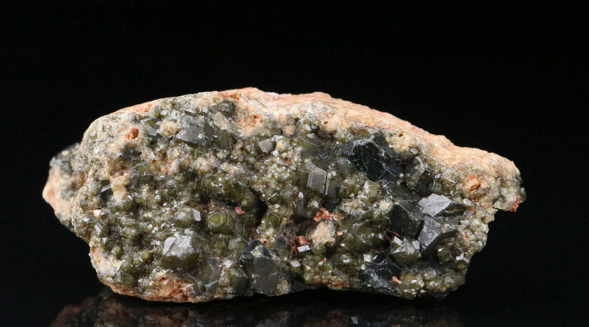 Demantoid Garnets on Matrix, Erongo Mnt Region, Namibia