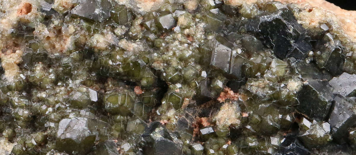 Demantoid Garnets on Matrix, Erongo Mnt Region, Namibia