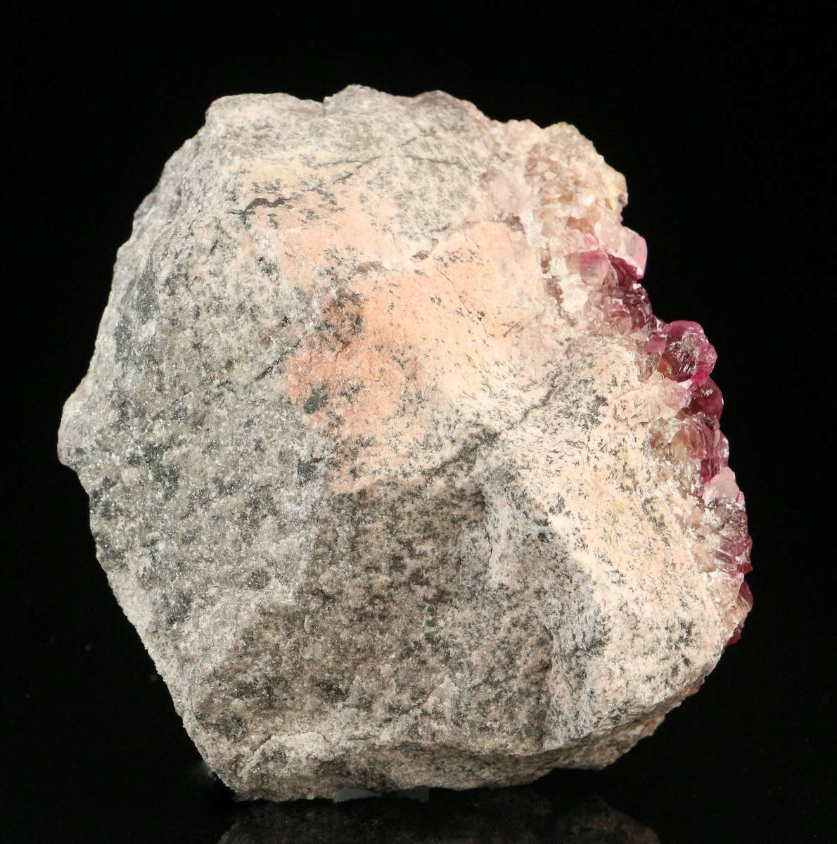 Cobaltoan Calcite on Matrix, Mashamba West Mine, Katanga, DR Congo