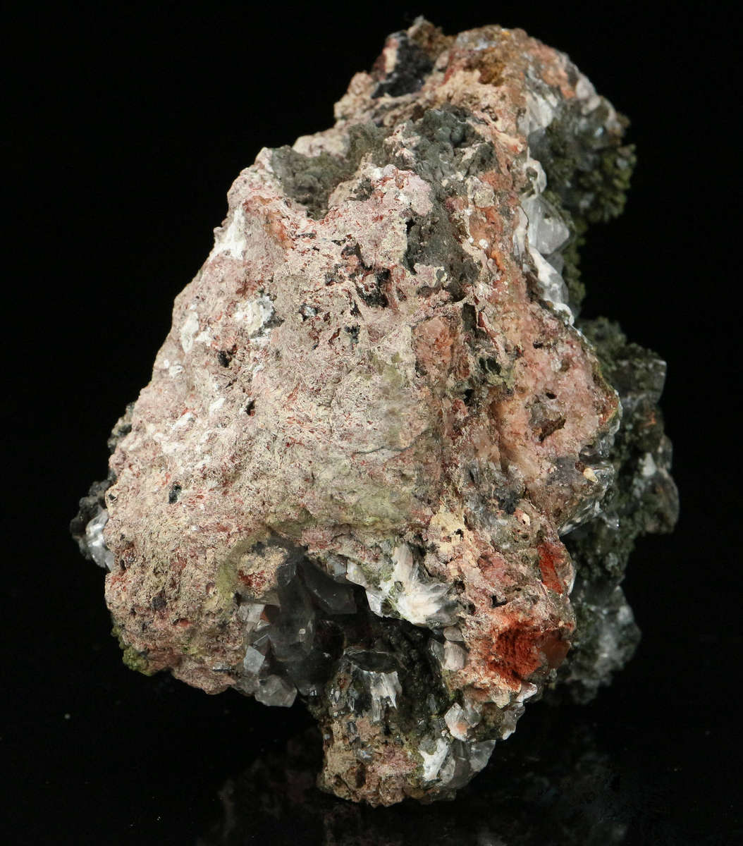 Mottramite & Calcite, Tsumeb Mine, Namibia