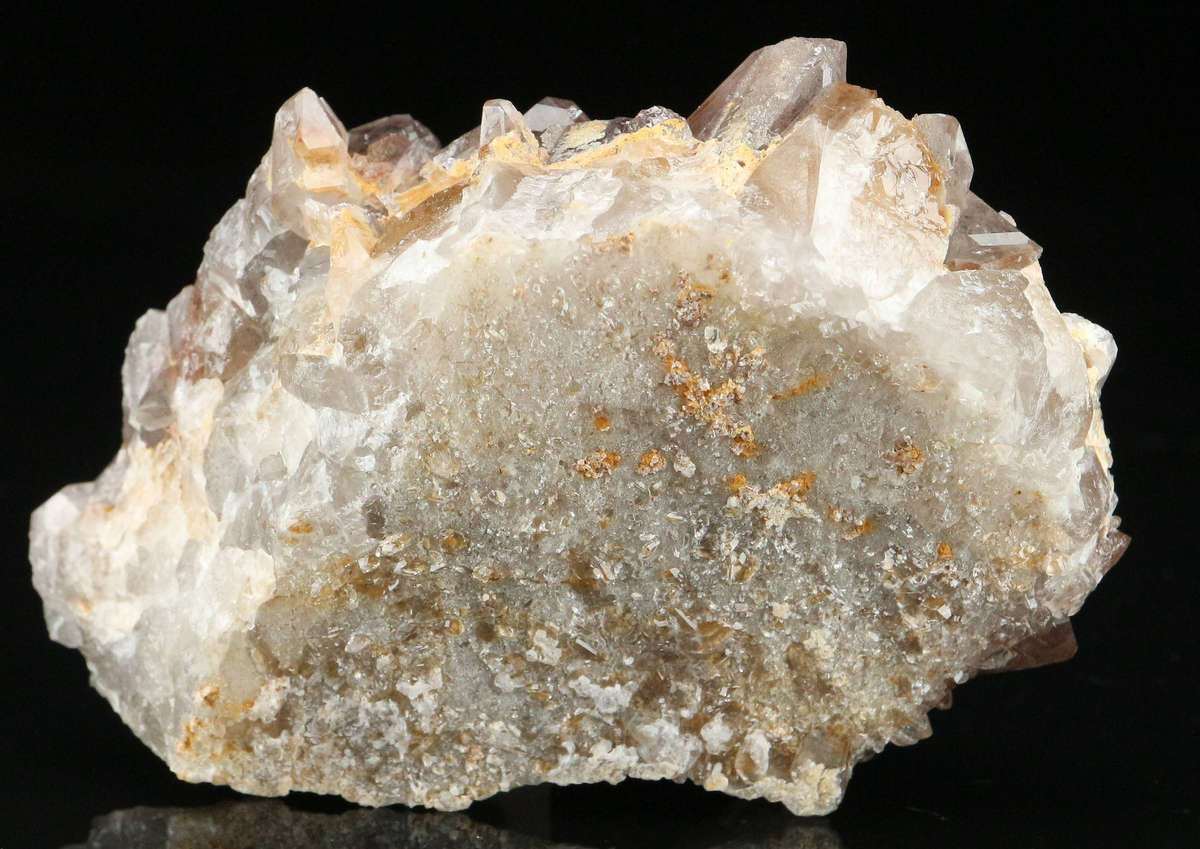 Red Hematite Smoky Quartz Cluster, Steinkopf, Northern Cape, South Africa