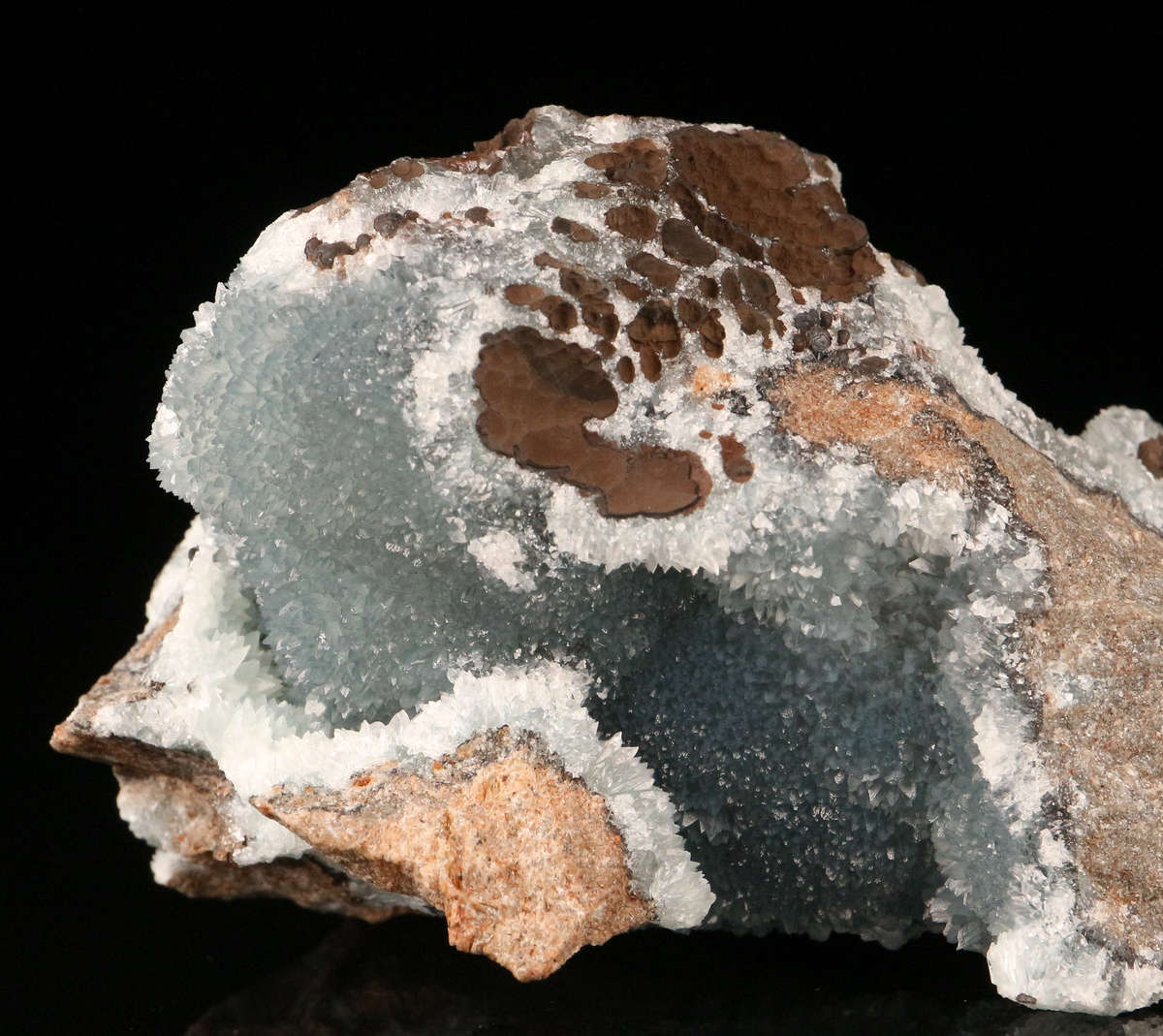 Smithsonite on Matrix, Skorpion Mine, Karas Region, Namibia