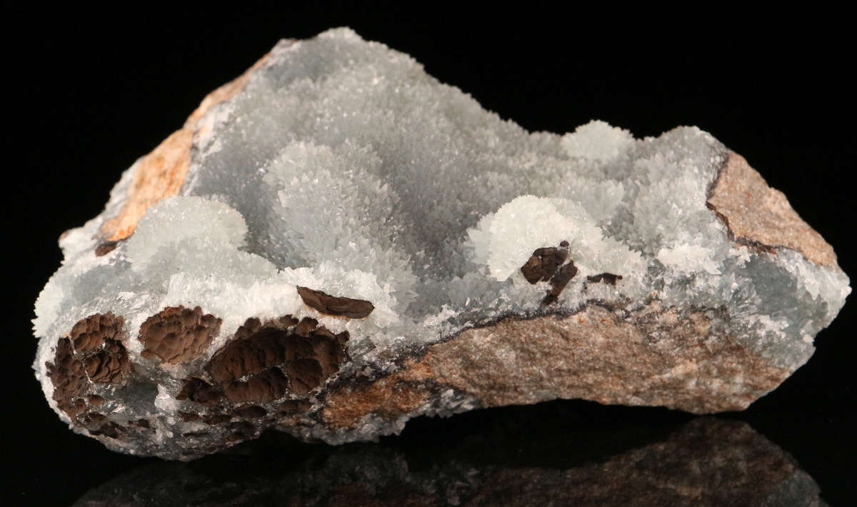 Smithsonite on Matrix, Skorpion Mine, Karas Region, Namibia