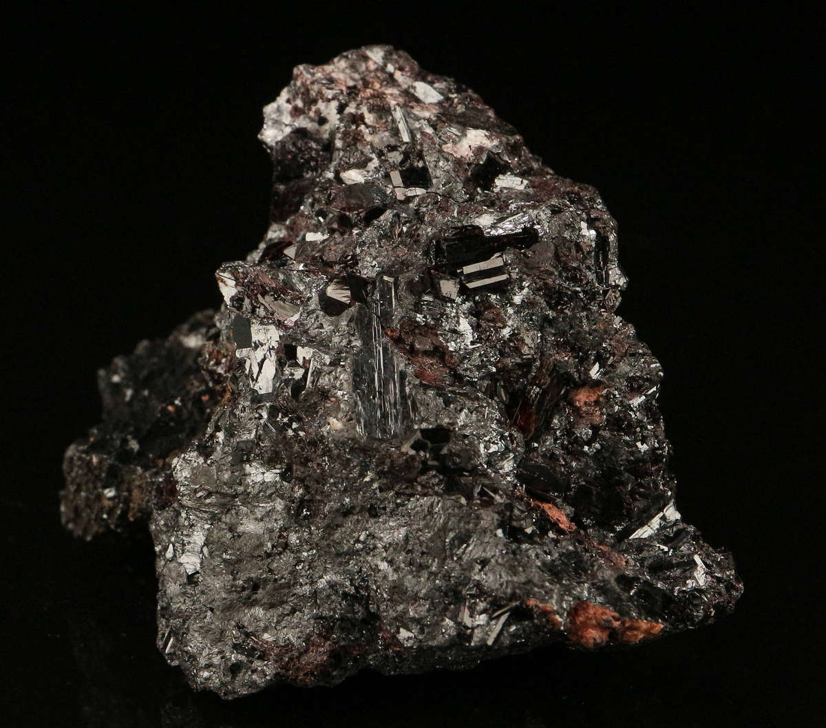 Manganvesuvianite on Matrix,"N'Chwaning II Mine, Kalahari Manganese Field, Northern Cape, South Afri