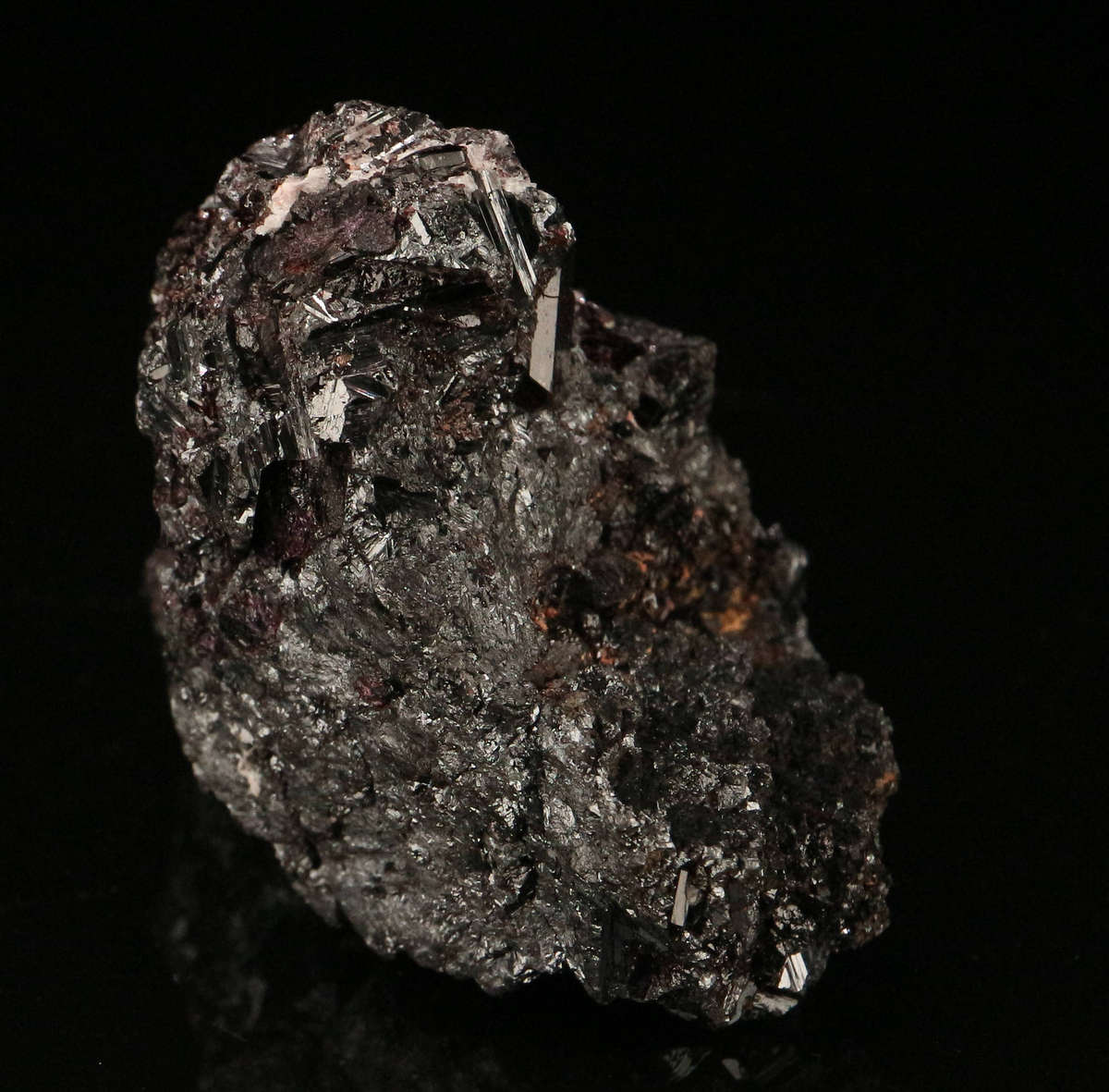 Manganvesuvianite on Matrix,"N'Chwaning II Mine, Kalahari Manganese Field, Northern Cape, South Afri