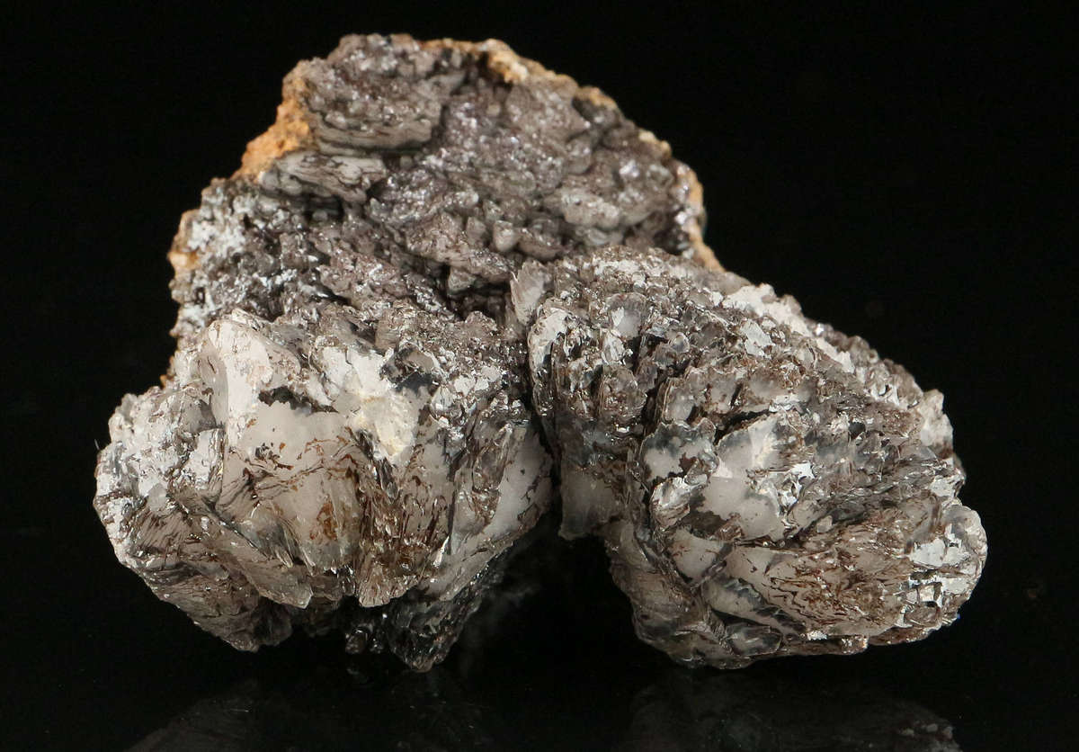 Pyrochroite on Calcite, "N'Chwaning II Mine, Kalahari Manganese Field, Northern Cape, South Africa "