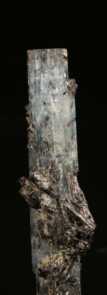 Schorl on Aquamarine, Erongo Mnt Region, Namibia