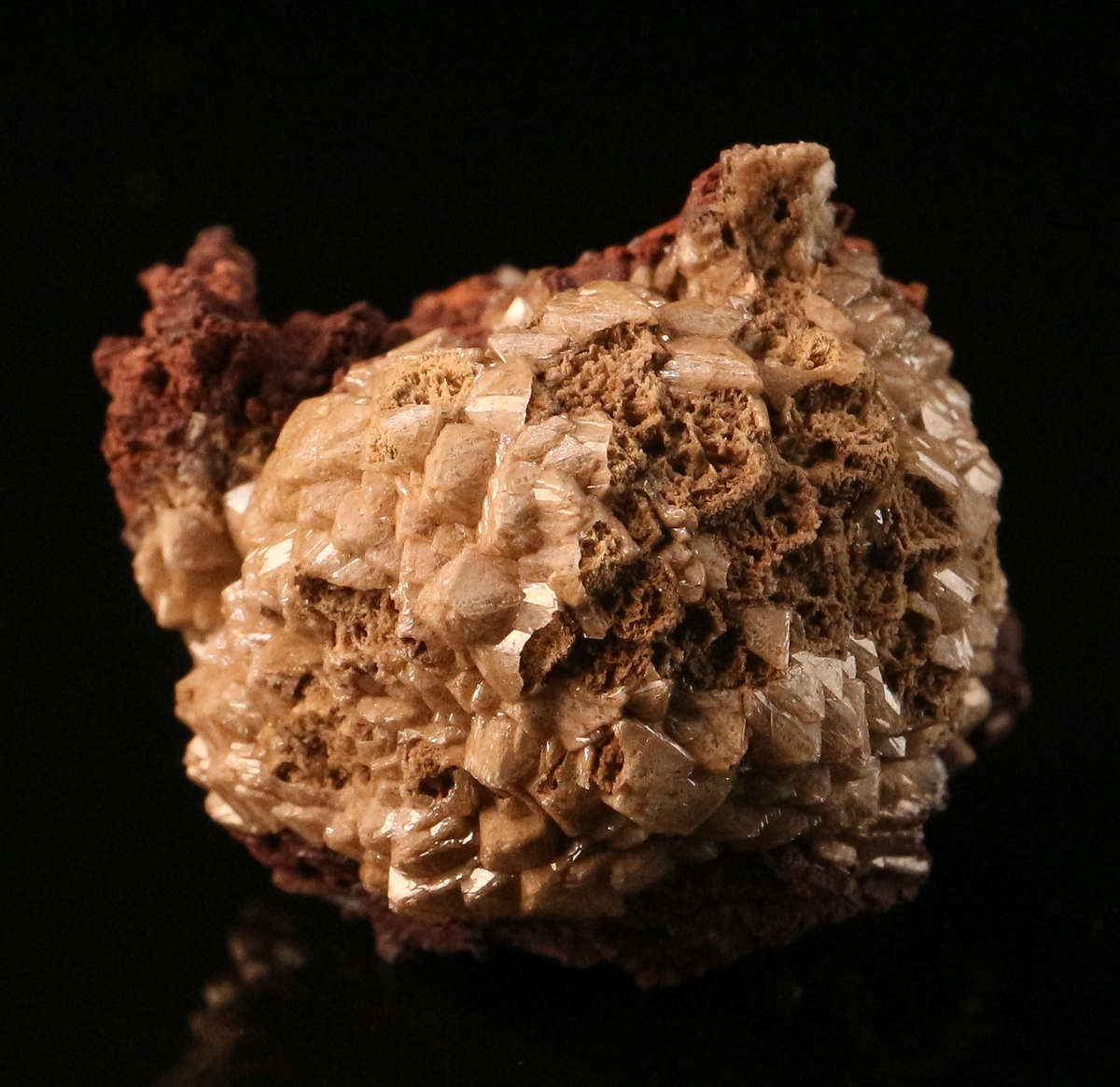 Olmiite on Matrix, N'Chwaning II, Northern Cape, South Africa