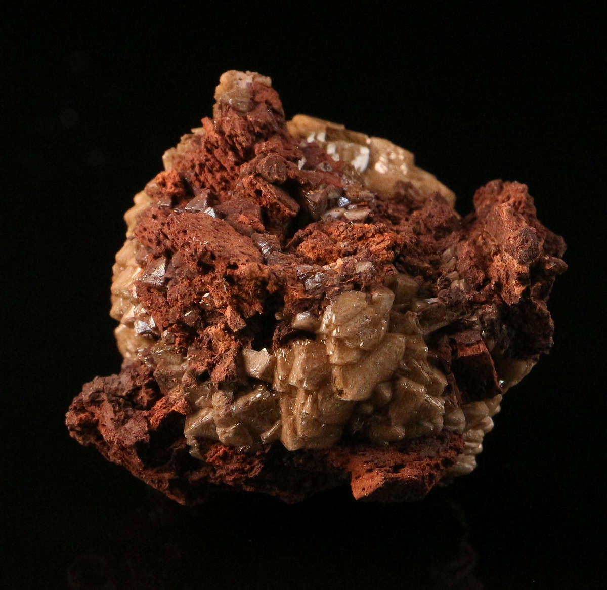 Olmiite on Matrix, N'Chwaning II, Northern Cape, South Africa