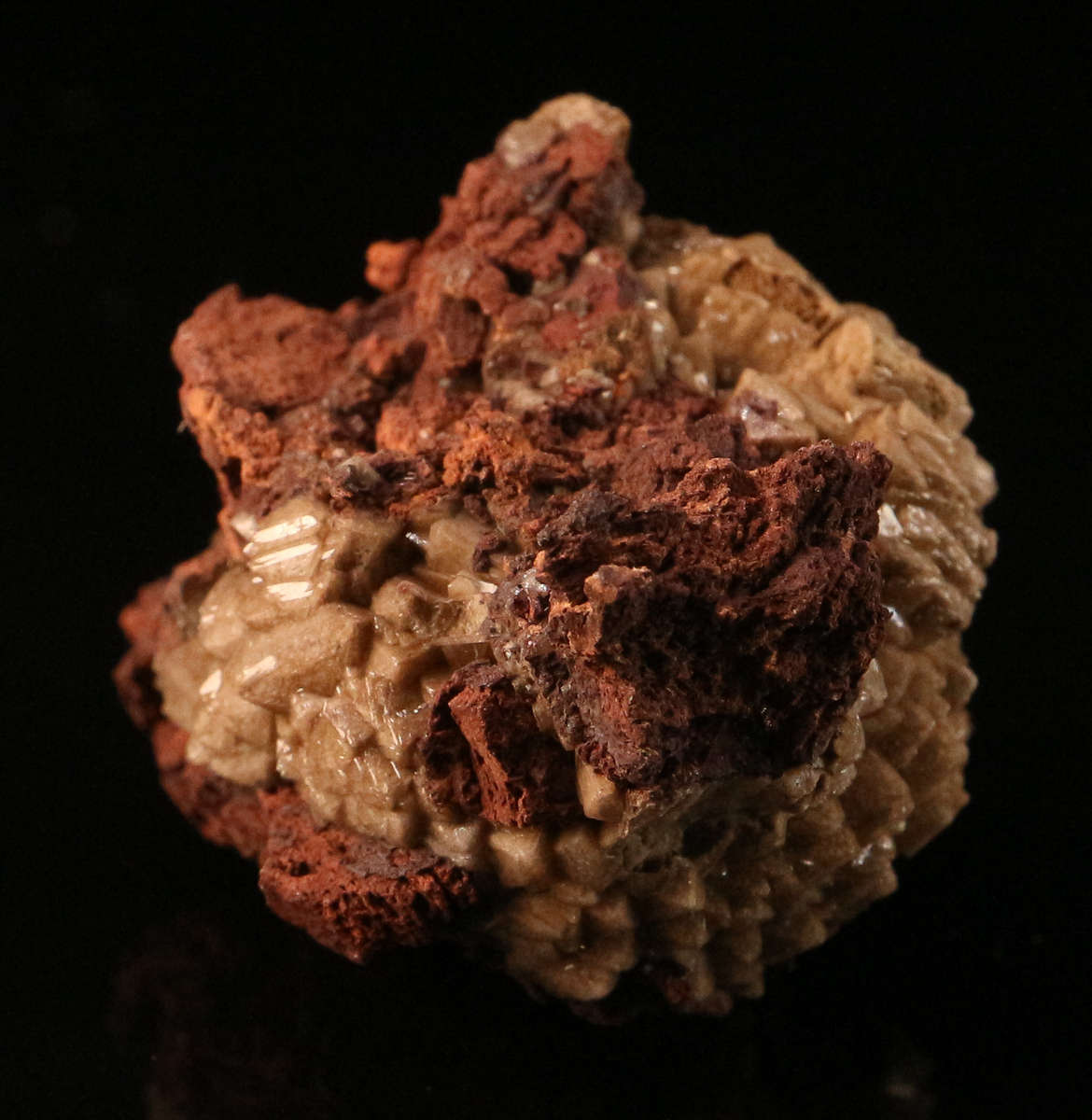 Olmiite on Matrix, N'Chwaning II, Northern Cape, South Africa