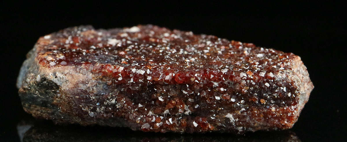 Andradite on Matrix, "N'Chwaning II Mine, Kalahari Manganese Field, Northern Cape, South Africa "