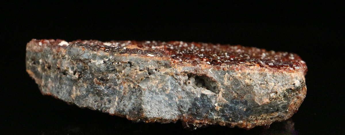 Andradite on Matrix, "N'Chwaning II Mine, Kalahari Manganese Field, Northern Cape, South Africa "