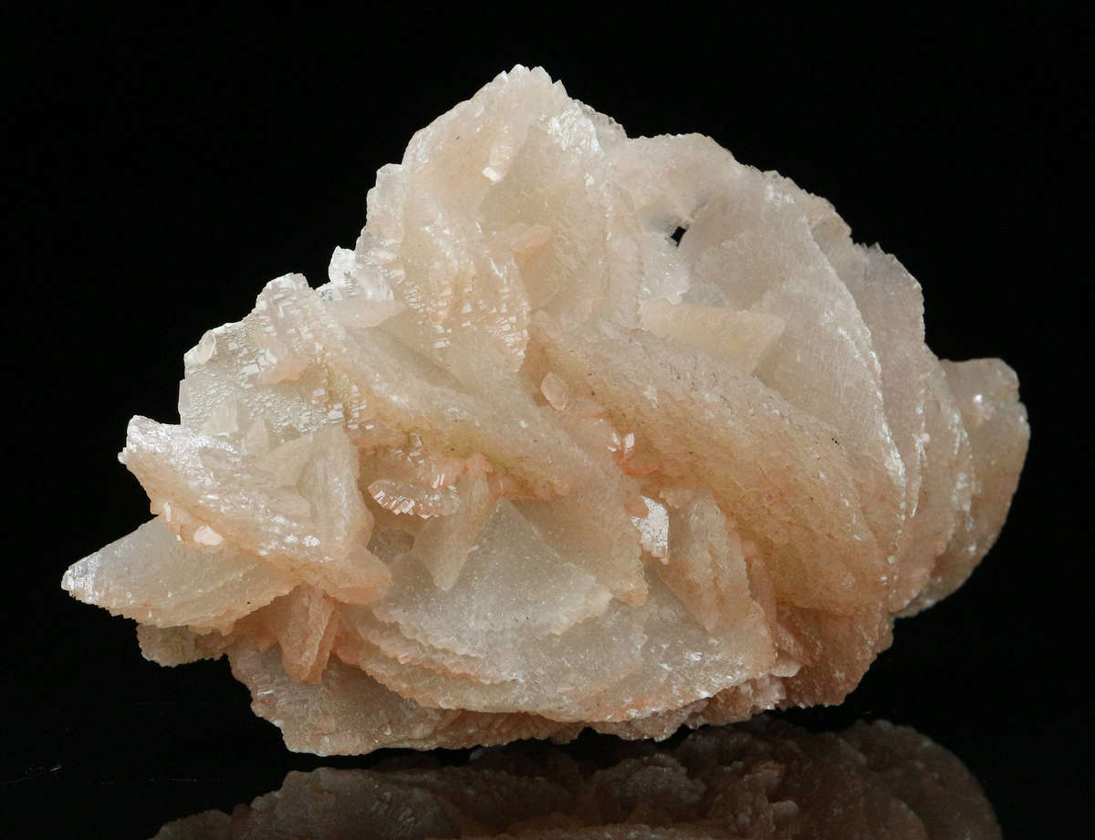 Calcite on Mottramite, Tsumeb Mine, Namibia