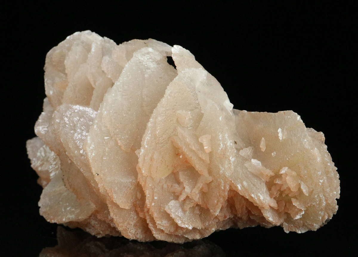 Calcite on Mottramite, Tsumeb Mine, Namibia