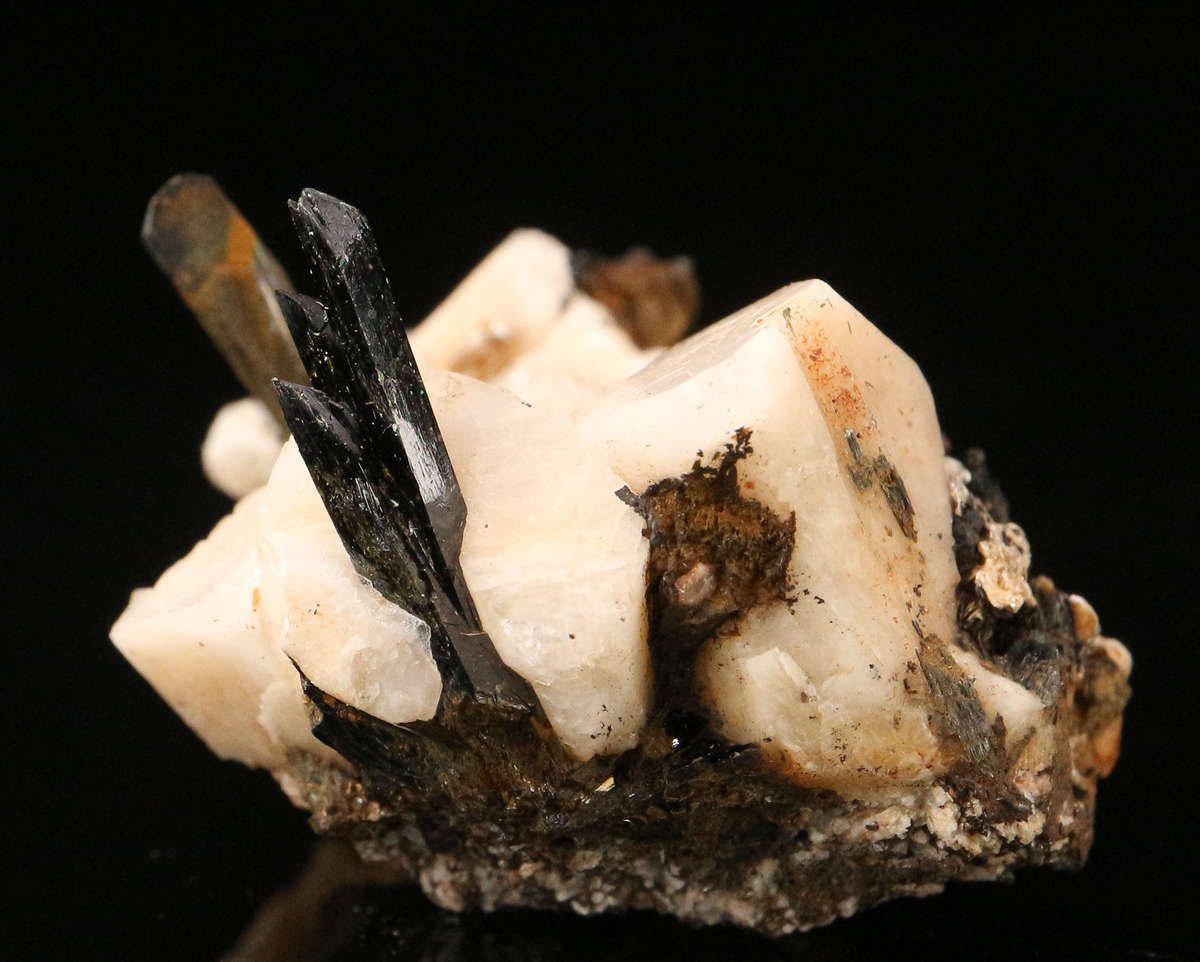 Aegirine and Feldspar Cluster, Zomba Mnt, Malawi