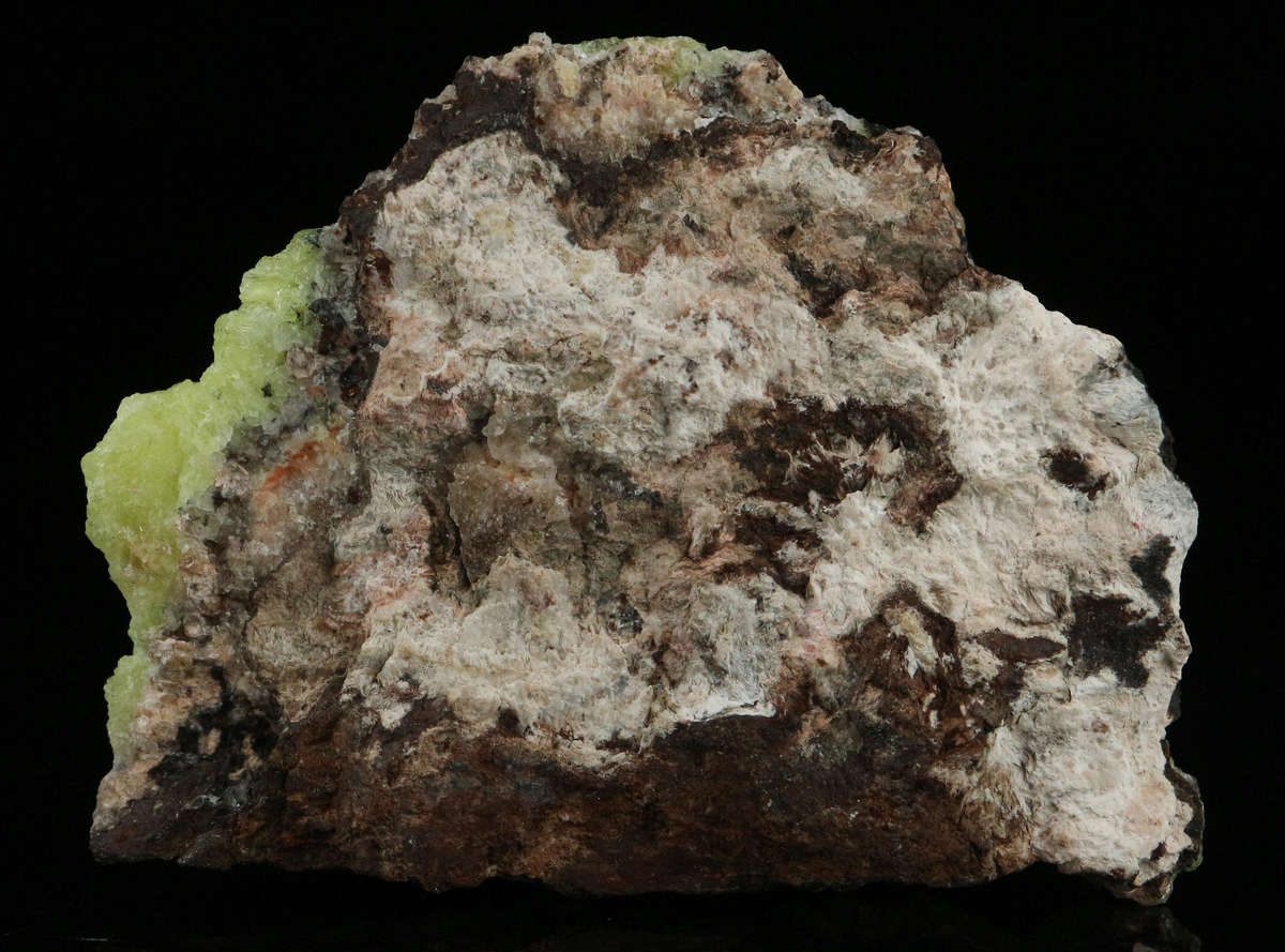 Ettringite on Matrix, "N'Chwaning II Mine, Kalahari Manganese Field, Northern Cape, South Africa "