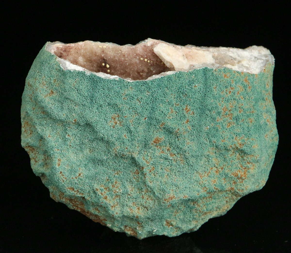 Stilbite in Geode, Grootberg, Namibia