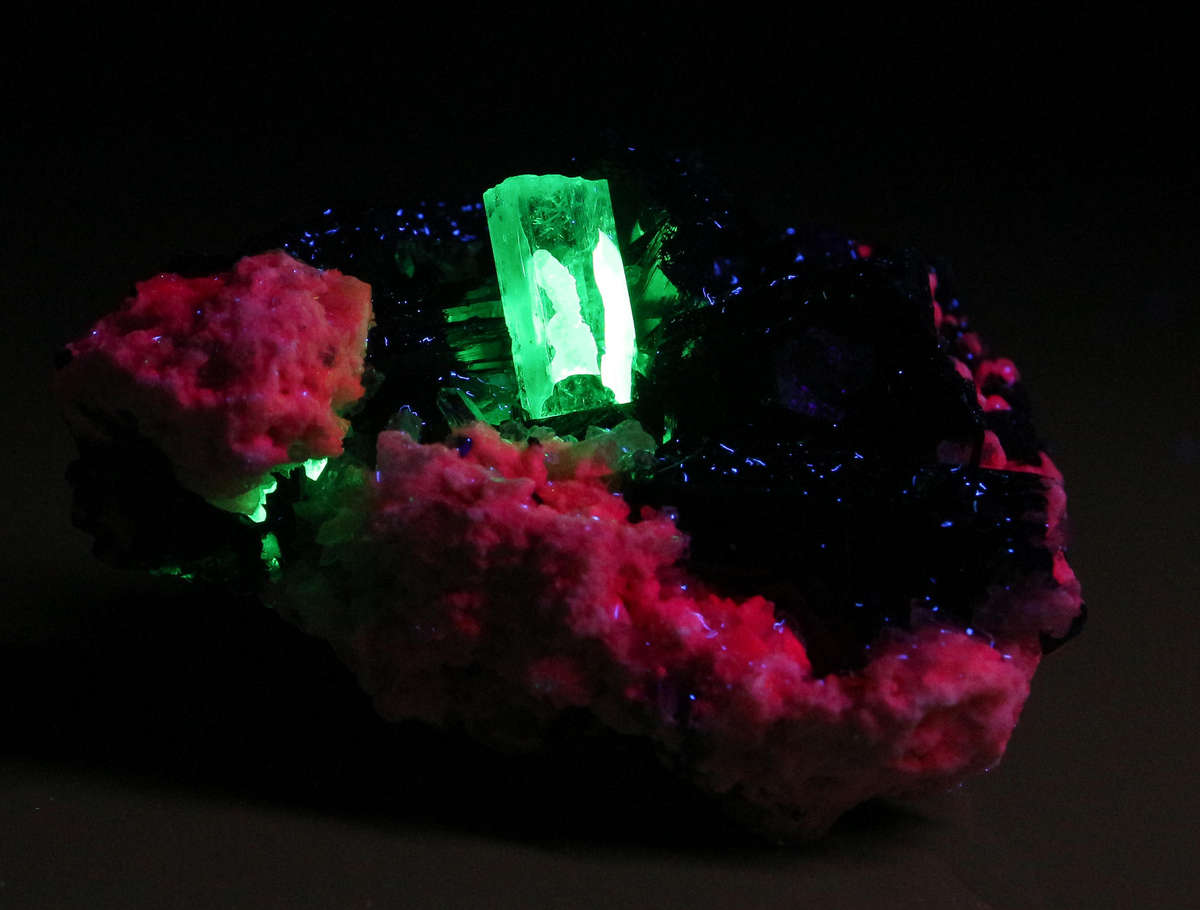 Aquamarine & Schorl, Erongo Mnt Region, Namibia