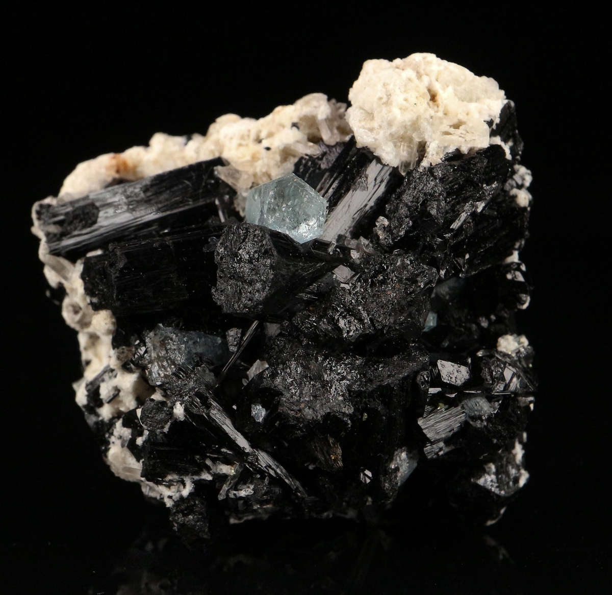 Aquamarine & Schorl, Erongo Mnt Region, Namibia