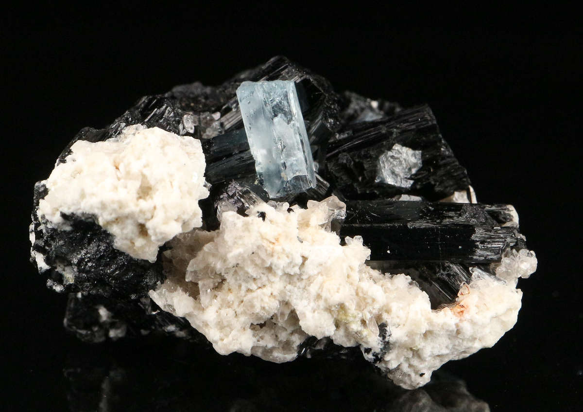 Aquamarine & Schorl, Erongo Mnt Region, Namibia