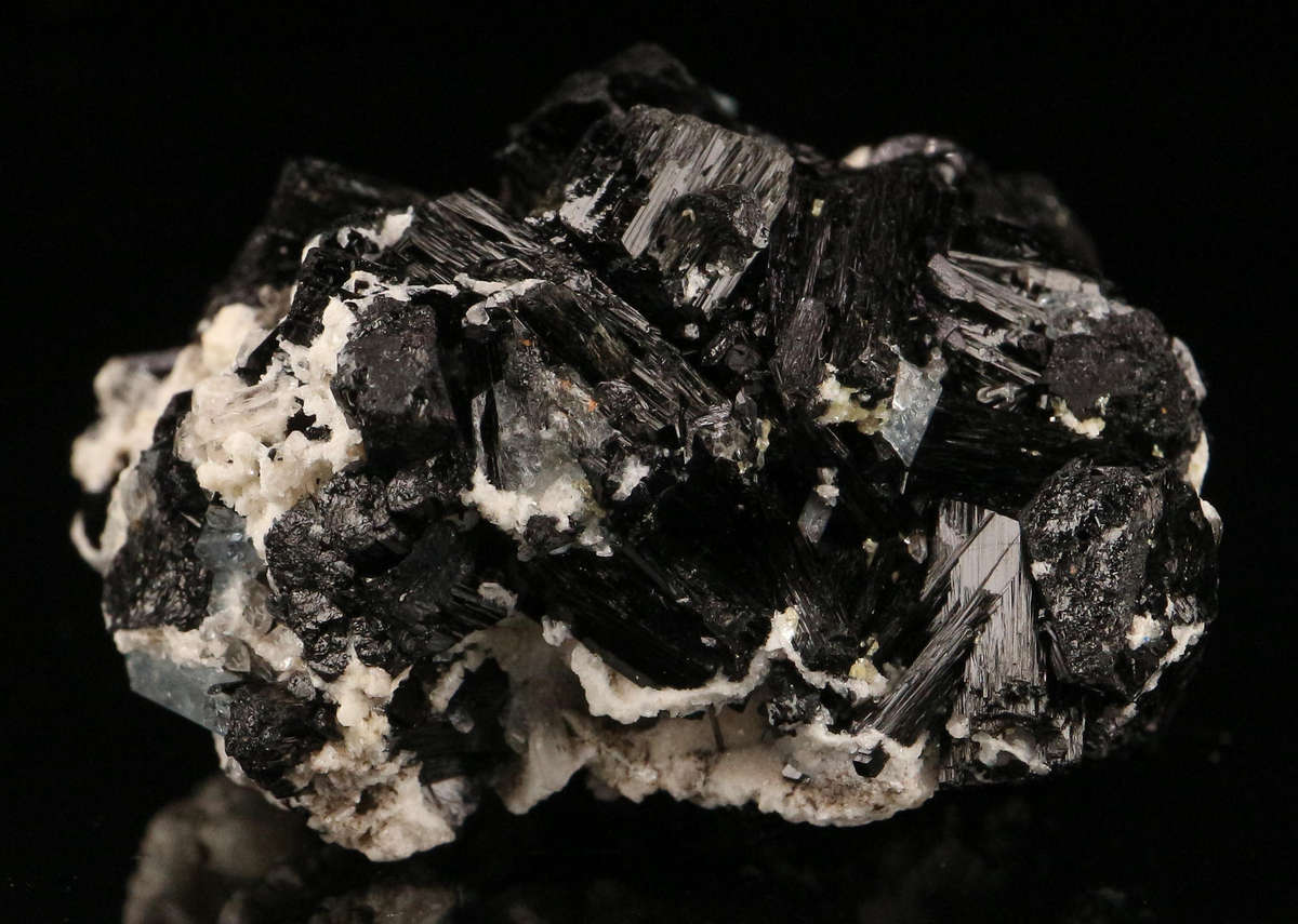 Aquamarine & Schorl, Erongo Mnt Region, Namibia