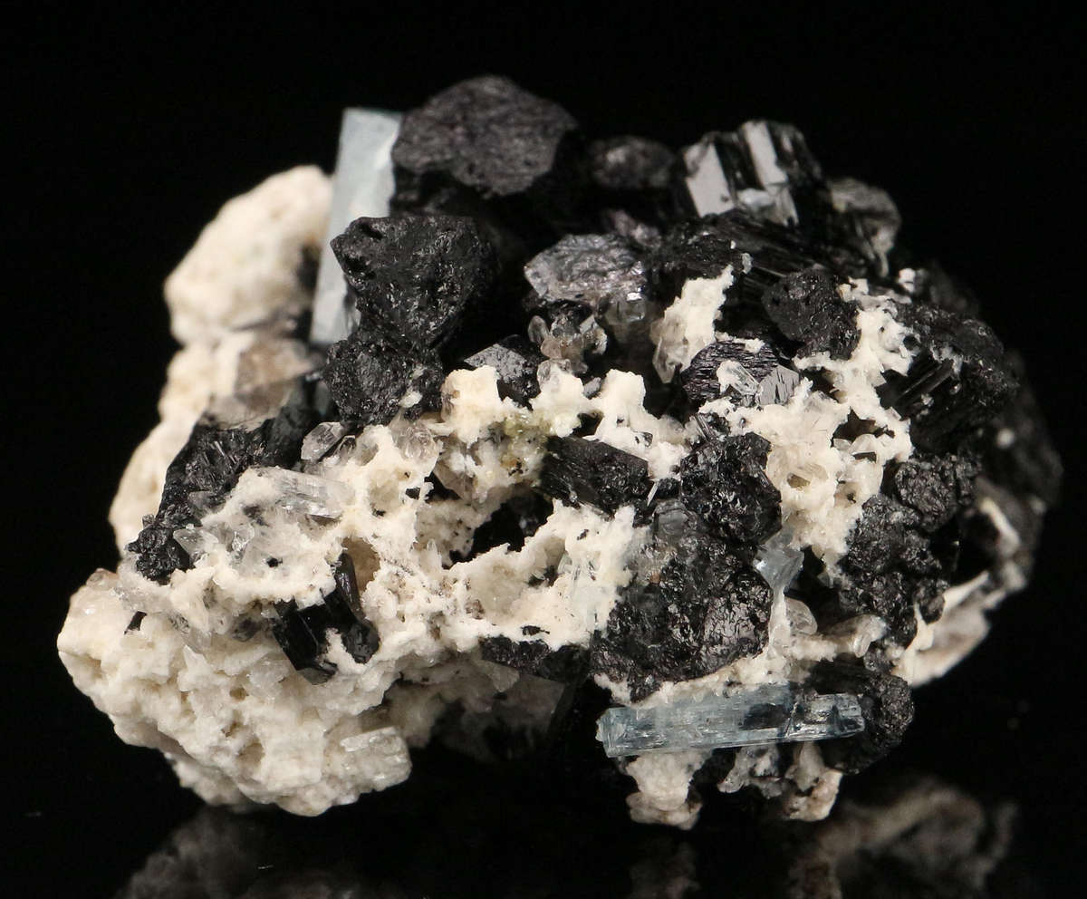 Aquamarine & Schorl, Erongo Mnt Region, Namibia